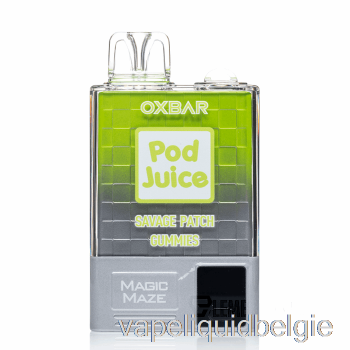 Vape België Oxbar Magic Maze Pro 10000 Wegwerp Savage Patch Gummies - Podsap